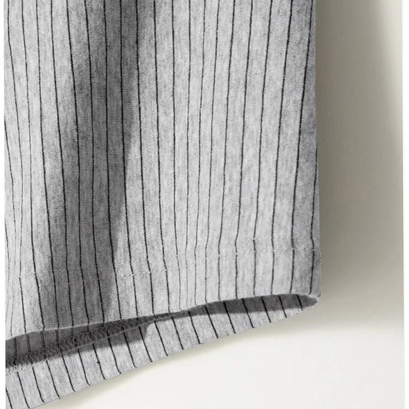 Underwear Men's Yarn Dyed Stripe High Elastic Male  Boxer Underpant Head Youth Middle-Aged Boxers Underpants