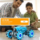 D876 4WD Радиоуправляемый трюковый автомобиль радиоприемник соматосенсорное управление Музыка Свет 1:16 твист высокоскоростной пульт дистанционного управления Внедорожник Дрифт модель автомобиля