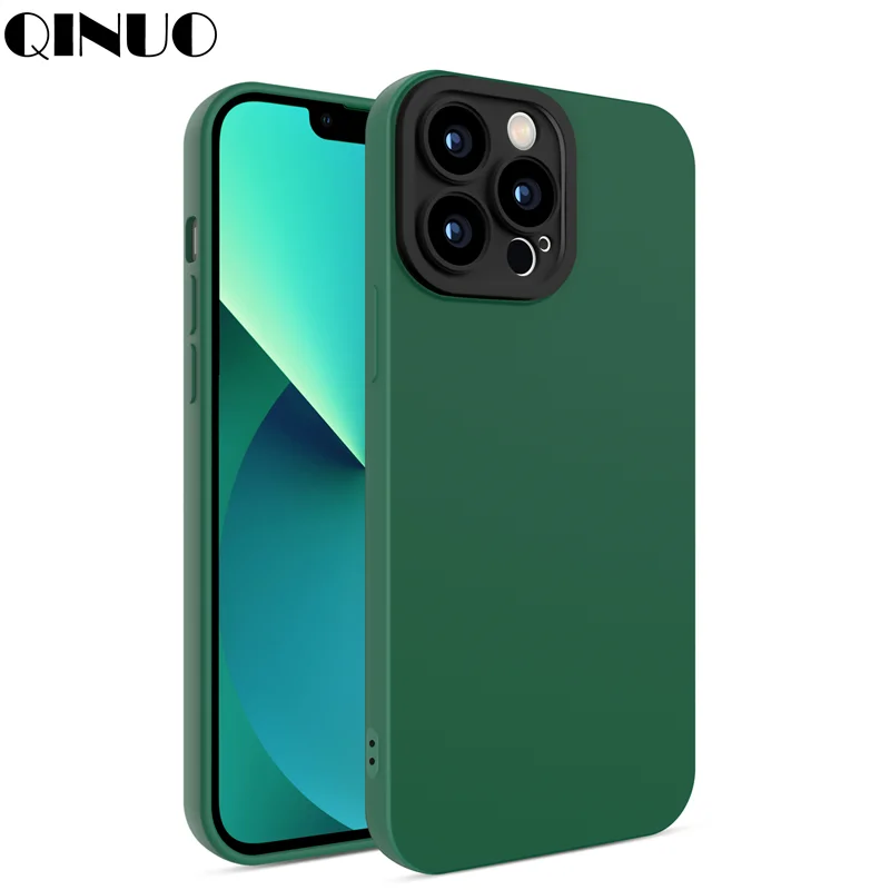 Мягкий чехол из жидкого силикона ярких цветов для iPhone 13 12 11 Pro Max X XS XR 7 8 Plus SE3
