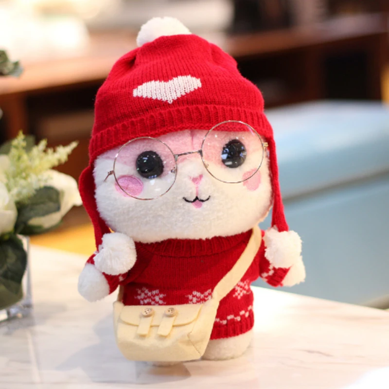 

Lovely Stuffed Plush Ins Hamster Cute Plush Toy dress up Doll Little Mouse Girls Gifts Birthday Christmas Party Girlfriend Gift