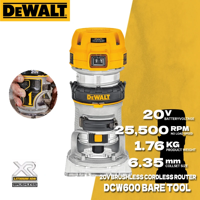 DEWALT DCW600B Brushless Electric Hand Trimmer Cordless Wood