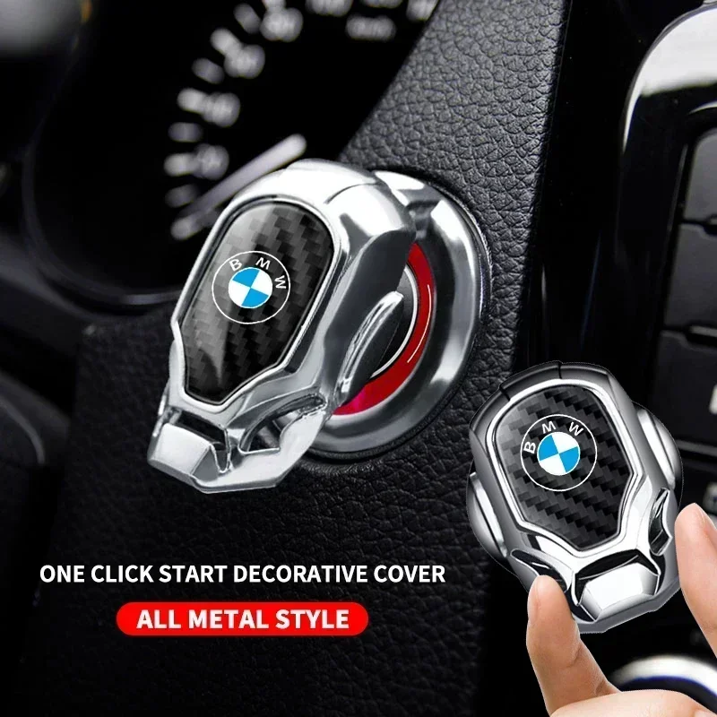 1 шт. автомобильные кнопки запуска ONE-CLICK защитный чехол декор для BMW X1 X3 X5 X6 X7 3 5 6 7