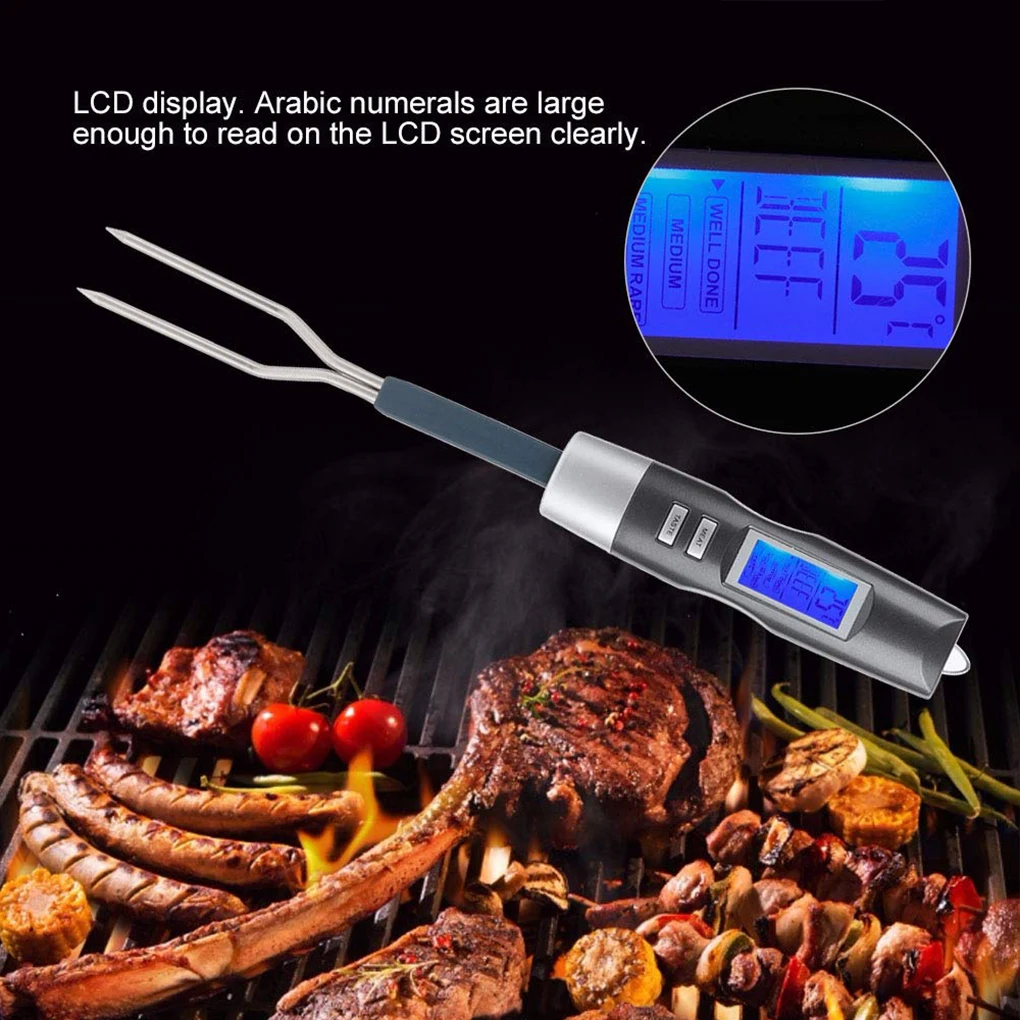 

High Temperature Resistance Digital Cooking Thermometer Easy Operation Stainless Steel Odorless