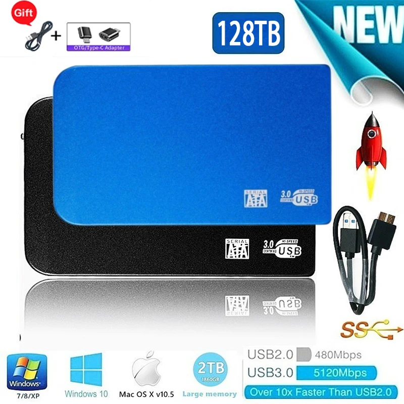 

Portable Ssd 4TB 8TB 16TB Big storage External Solid State Disk Type-C Compatible for Notebook/PC Desktop External Hard Drive