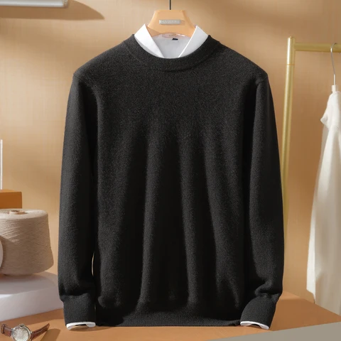 Мужской кашемировый пуловер