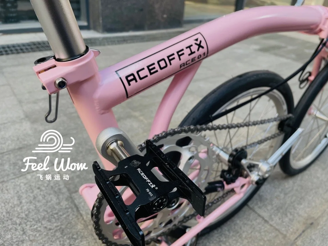 Трехскладной мини-велосипед 16-дюймовый велосипед из хромомолибденовой стали для