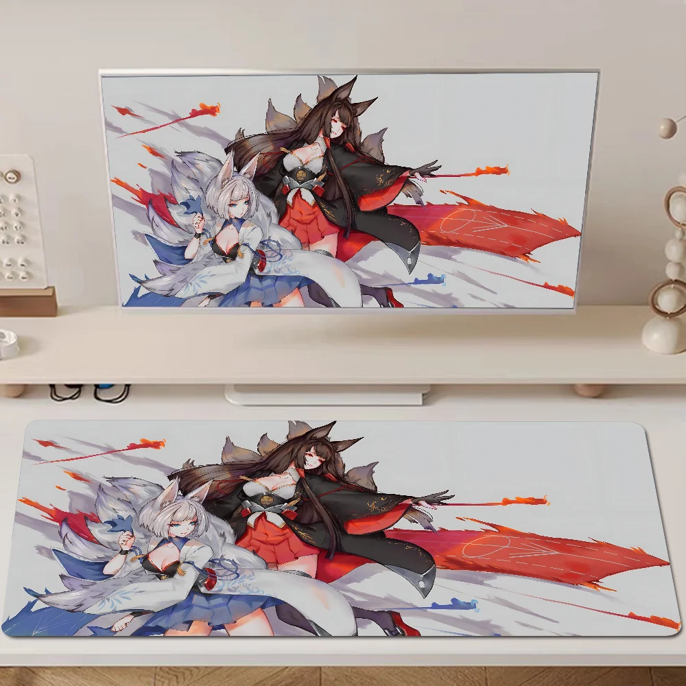 Большой игровой коврик для мыши Akagi A-Bluetooth Lane утолщенный Настольный Коврик