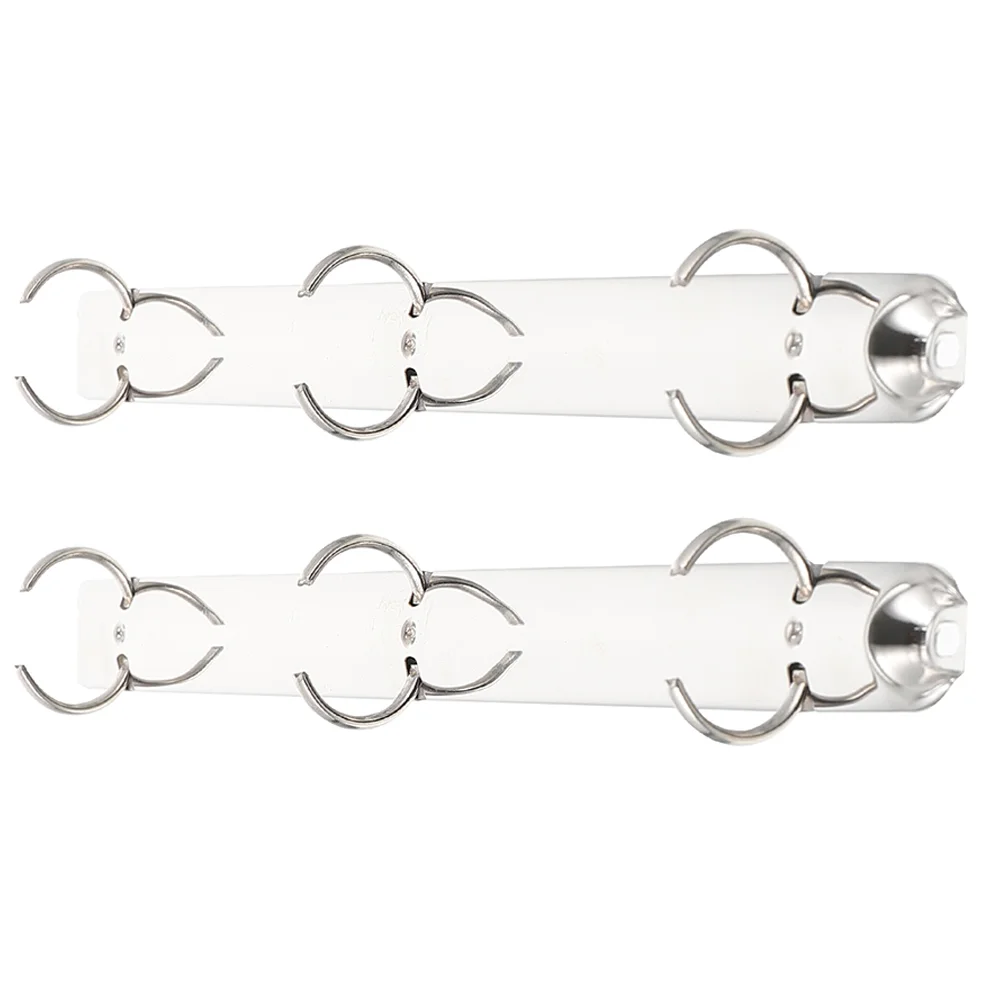 

2Pcs Safe Premium 3 Rings Binder Inserts, Pines Comb Binder Binders Loose Leaf Binder for Worker Binding Home