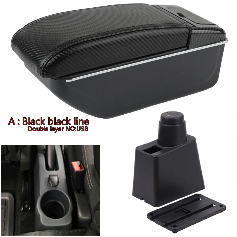 

For Renault Logan 2 Armrest For Renault Sandero 2 Car Armrest box Interior special Retrofit parts Accessories Center Storage box