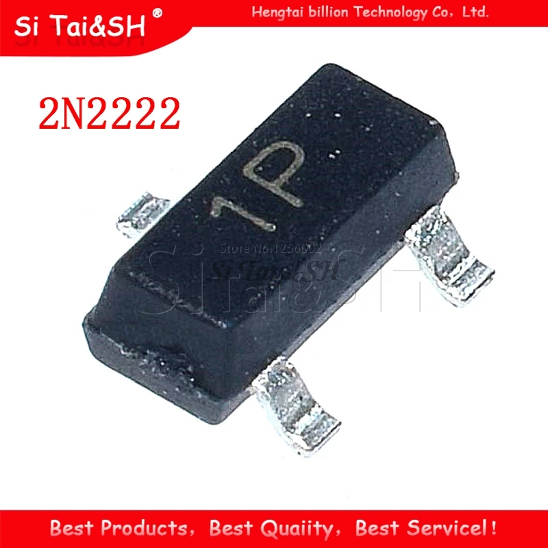 

100 шт. транзистор 2N2222 1P SOT23 2N2222A SOT-23 SMD новый и оригинальный IC