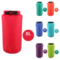 8l waterproof dry bag pack sack outdoor swimming bag storage pouch pack large capacity pouch sailing canoeing boating water bag