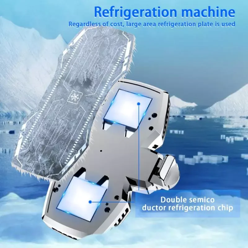 

Новый фонарь для смартфона PUBG с двойным охлаждающим вентилятором, Цветной RGB-подсветкой и дисплеем температуры