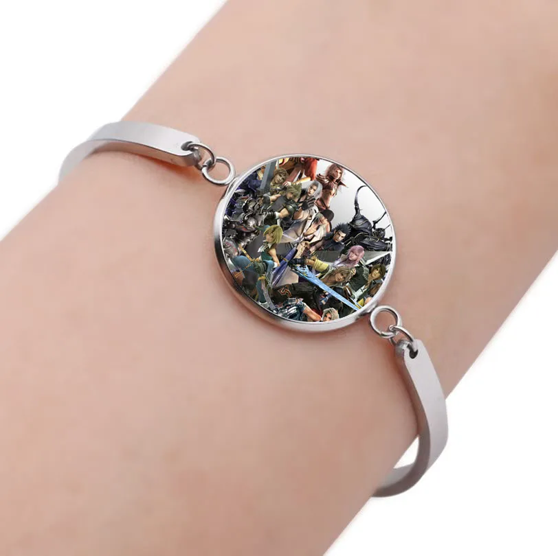

Женский мультяшный браслет с серебряным покрытием, браслет для детей, подарок на день рождения для аниме, фантазийный браслет