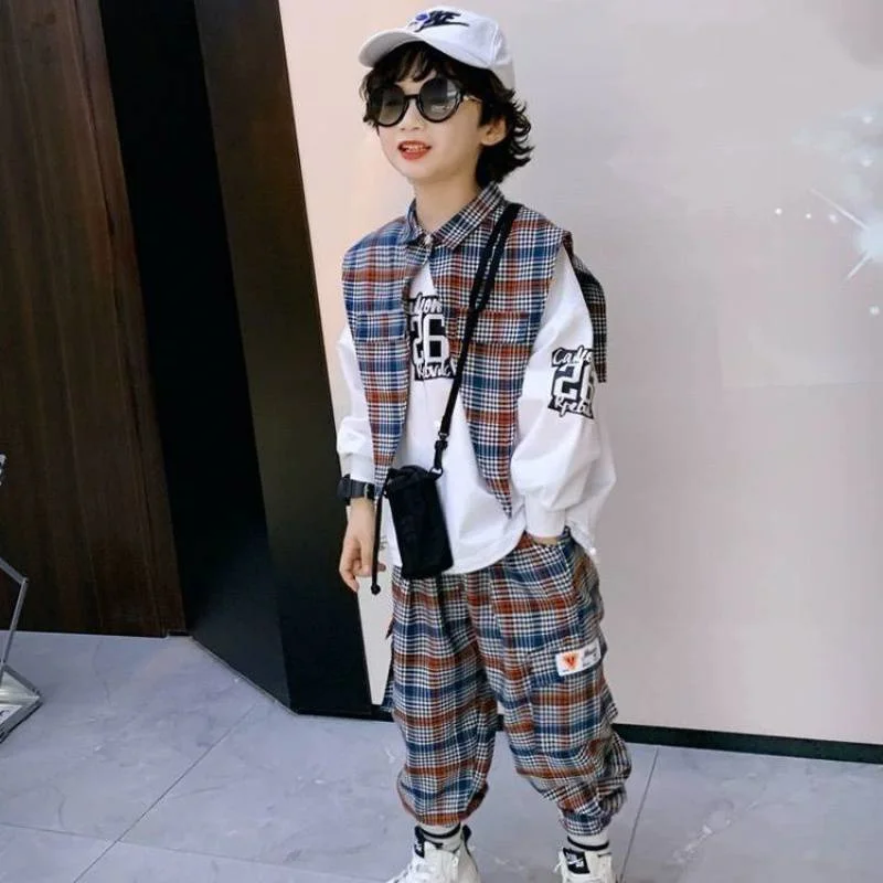 детский хлопковый комплект из свитшота