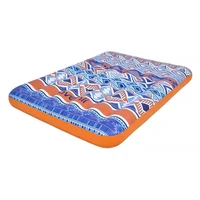 22cm thicker double camping tent cushion pad fordable sleeping air mattress boho outdoor moisture proof picnic pad camp tent mat