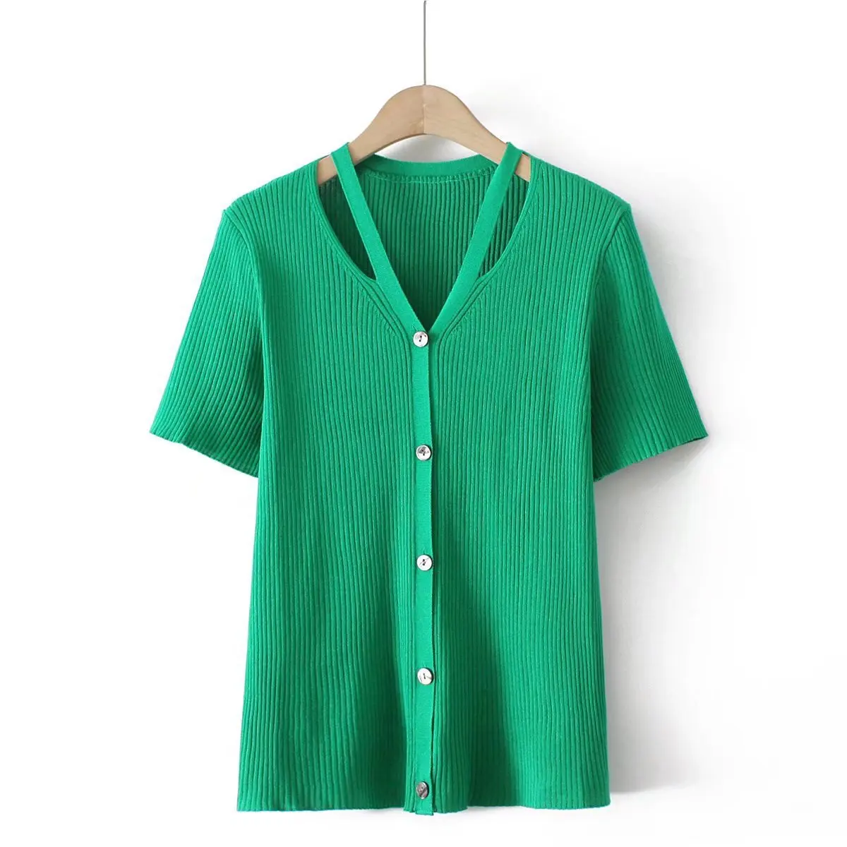 

2022 Summer New Maternity Fashion Short Sleeve T-Shirt Women Black