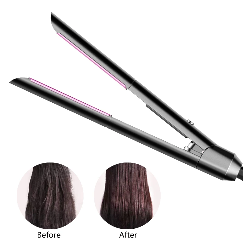 Tourmaline Ceramic Heating Hair Straighting Curling Iron Corrugation