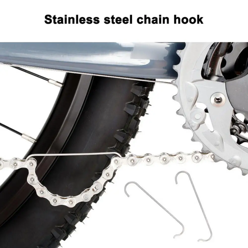 

Крючки TOOPRE для велосипедной цепи, инструмент для удаления цепи на горном велосипеде, Крючки из нержавеющей стали