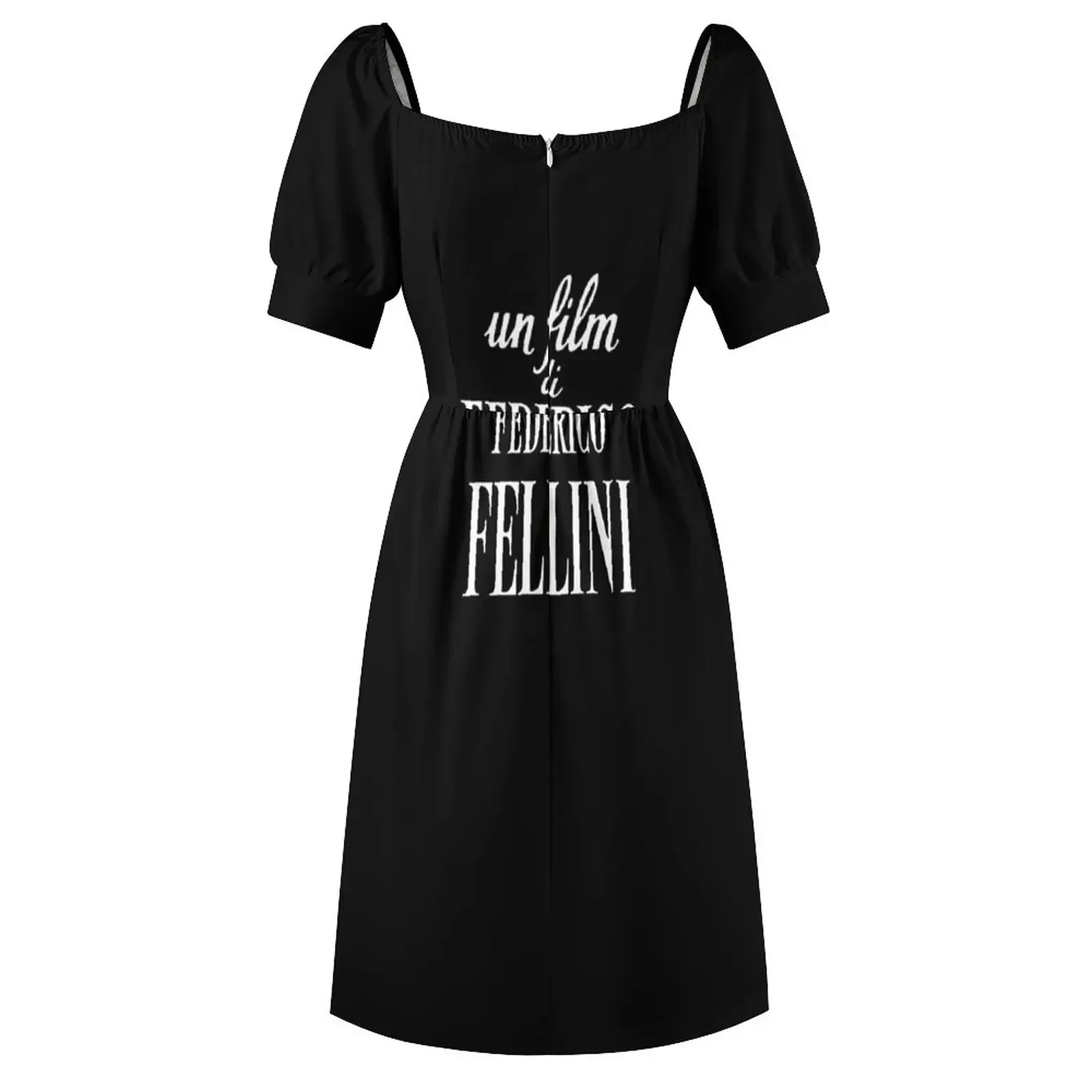 Federico Fellini кредит (Ночь Кабия) Платье без рукавов Платья женская одежда