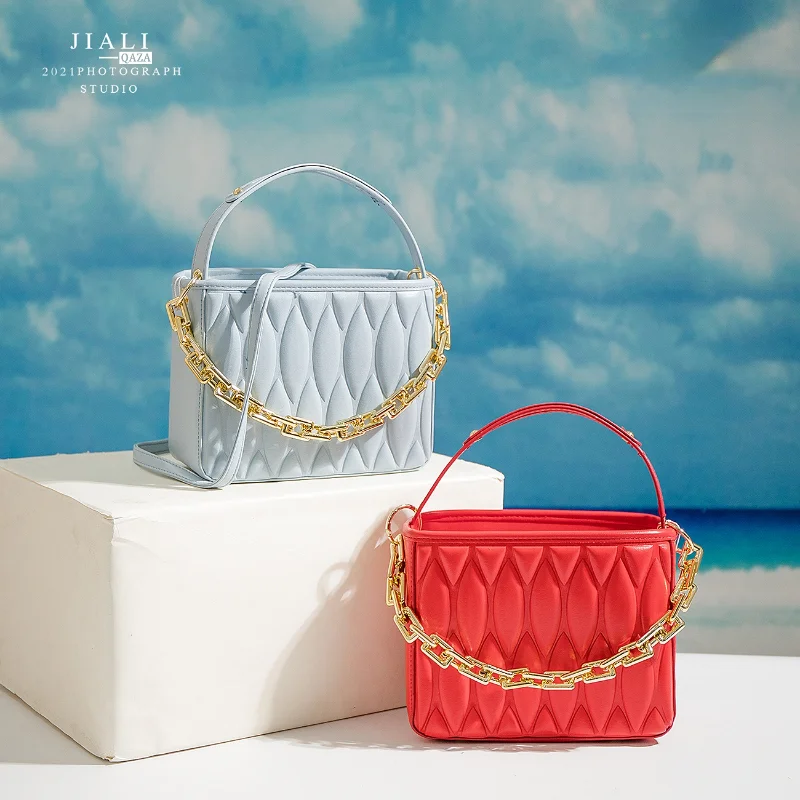 

FCF091 Classic Ladies Bags Leather Handbag Luxury Chain Women PU Shoulder bag Tote bags for women Designer Girls Crossbody bags