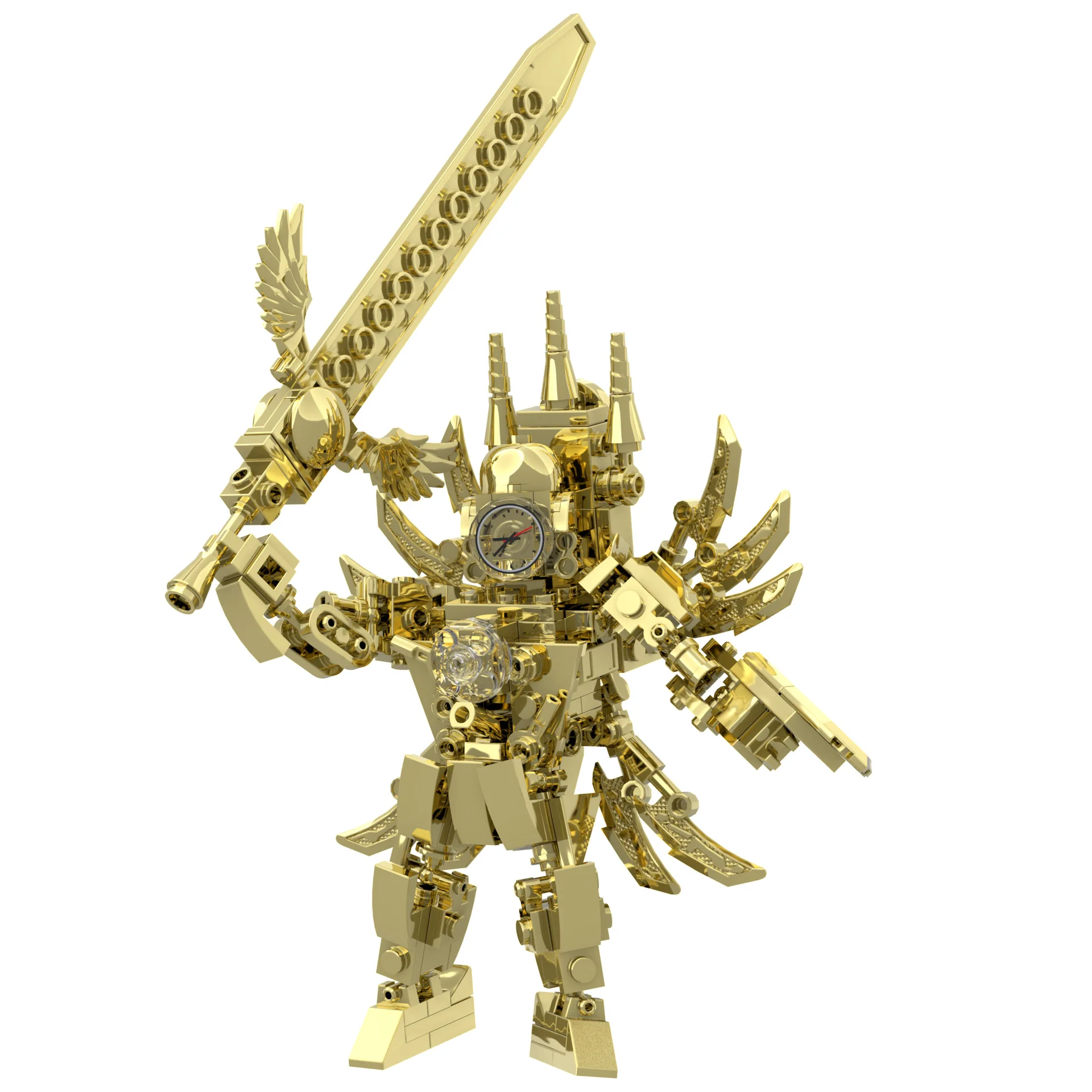 Набор мини-блоков Skibidi для сборки туалета игрушки-модели детей новогодние