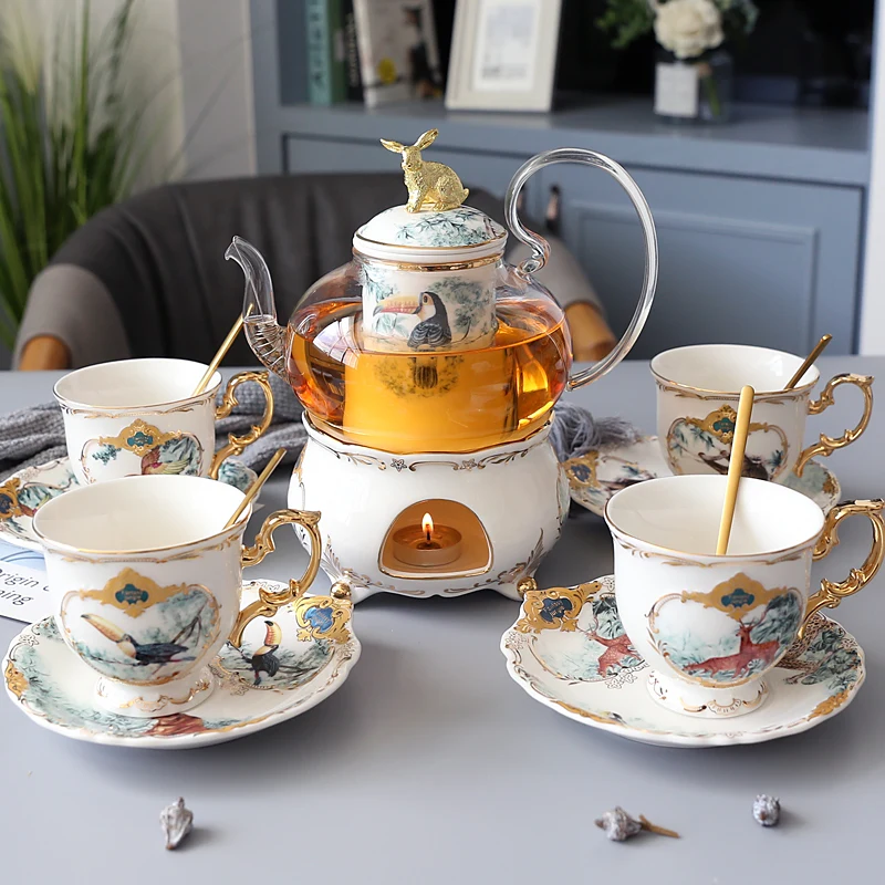 

Керамический чайный сервиз в европейском стиле, роскошная британская чашка для послеобеденного чая в скандинавском стиле, кофейная чашка, домашняя Высококачественная подарочная коробка