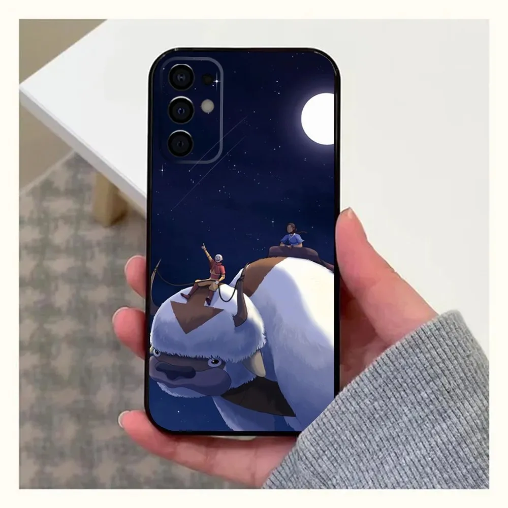 Appa Yip Avatar Phone Case For Samsung S24 S21 S22 S23 S30 Ultra S20 Plus Fe Lite Note 10 9 5G Black Soft Cover