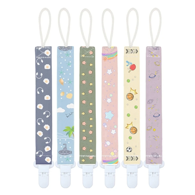 

Baby Dummy Clip Baby Pacifier Soother Chain Holder Strap Teething Clip for Baby Wholesale