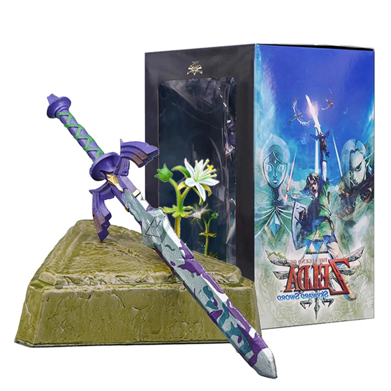 

26cm The Legend of Zelda: Breath of the Wild Action Figure Link Master Sword Ornaments Figurine Doll Collection Model Toys Gifts