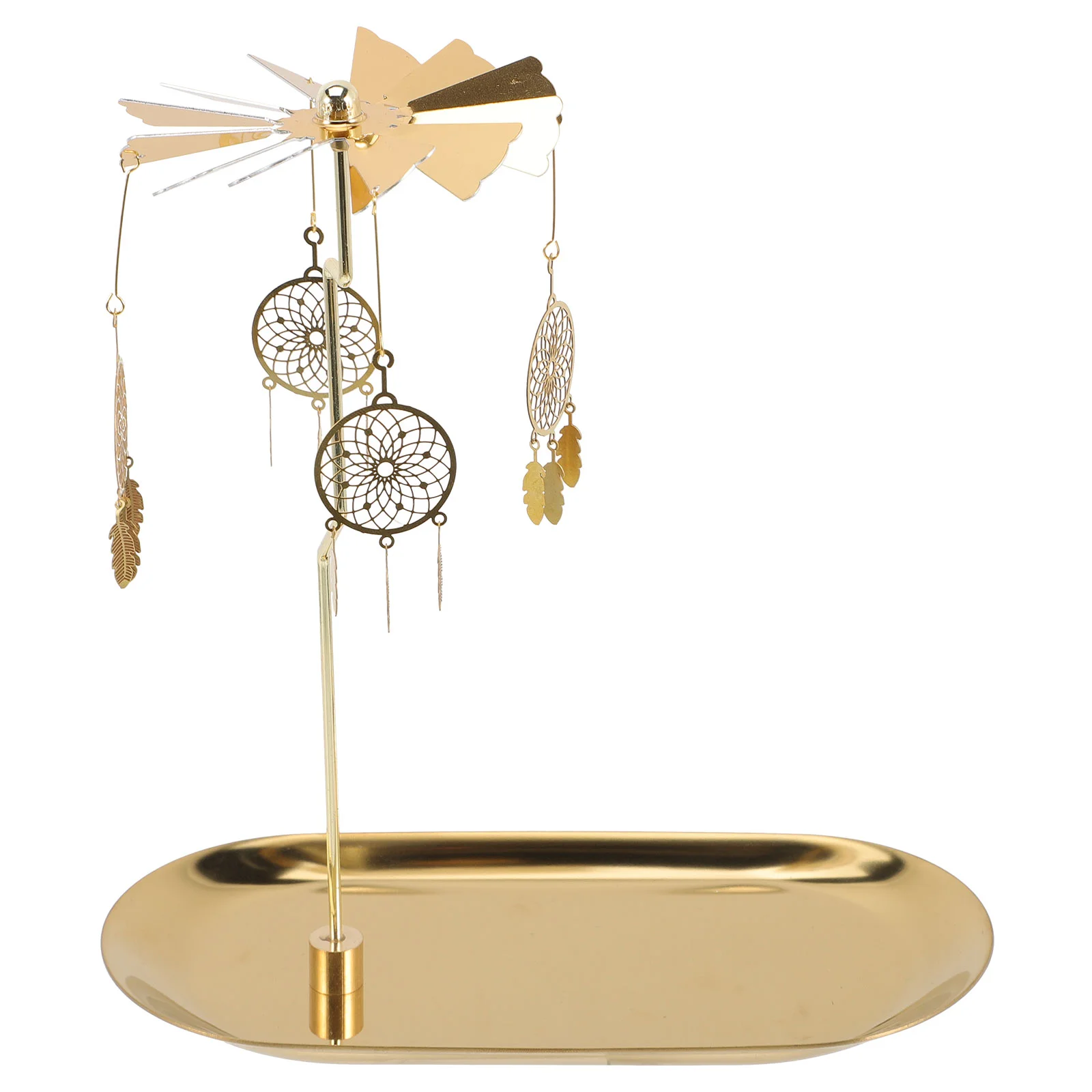 

Jewelry Organizer Trays Perfume Tray Makeup Pallets Revolving Candlesticks Rotating Tray Wedding Rotating Holder