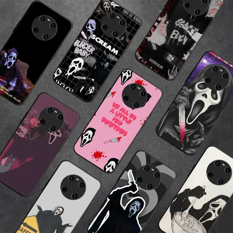 

Ghostface horror Scream art pattern Phone Case For Huawei Y 5 Y62019 Y52018 Y92019 Luxury funda case for 9prime2019