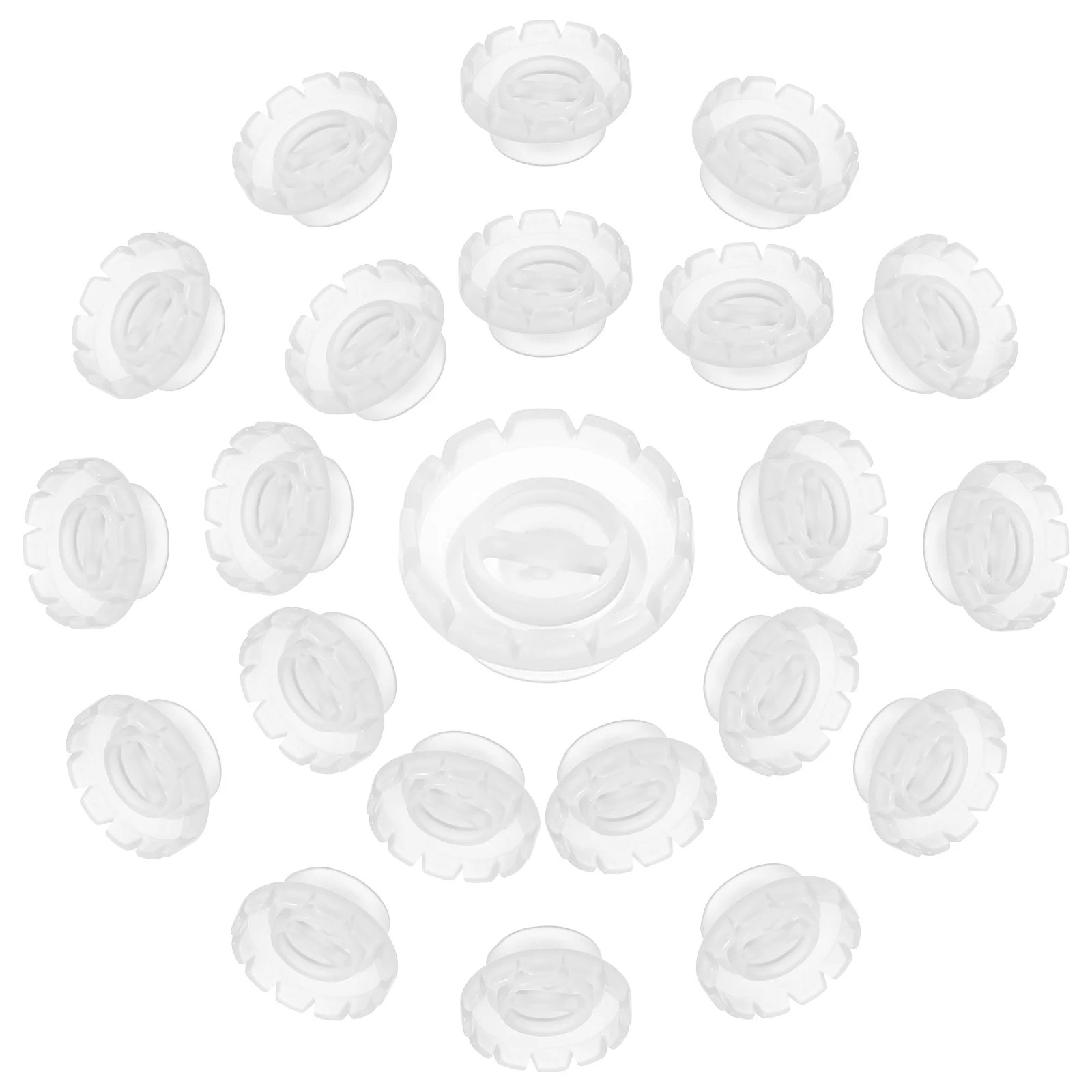 

100pcs Glue Holder Rings Glue Holder for Eyelash Extensions Grafting Eyelash Cup Eyelash Cup