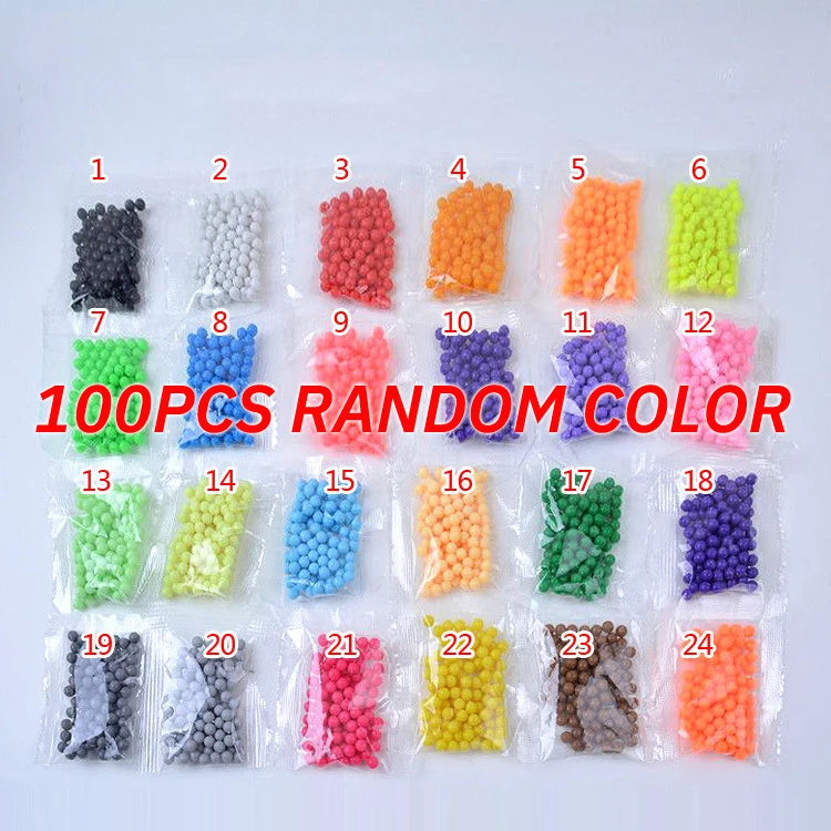 100/500 шт. 5 мм Продажа DIY 3D Водные пазлы Игрушка Perler Hama Water Beads Ball Подарок на Новый год Perlen Learn Детские игрушки для детей на.