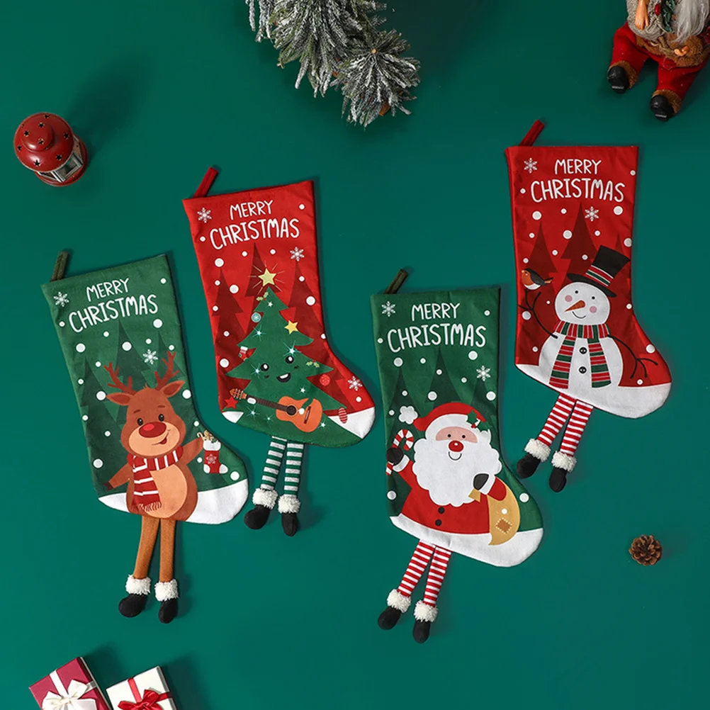 

Xmas Stocking Pendant Gift Sock Xmas Tree Hanging Sock Christmas Stocking Decor