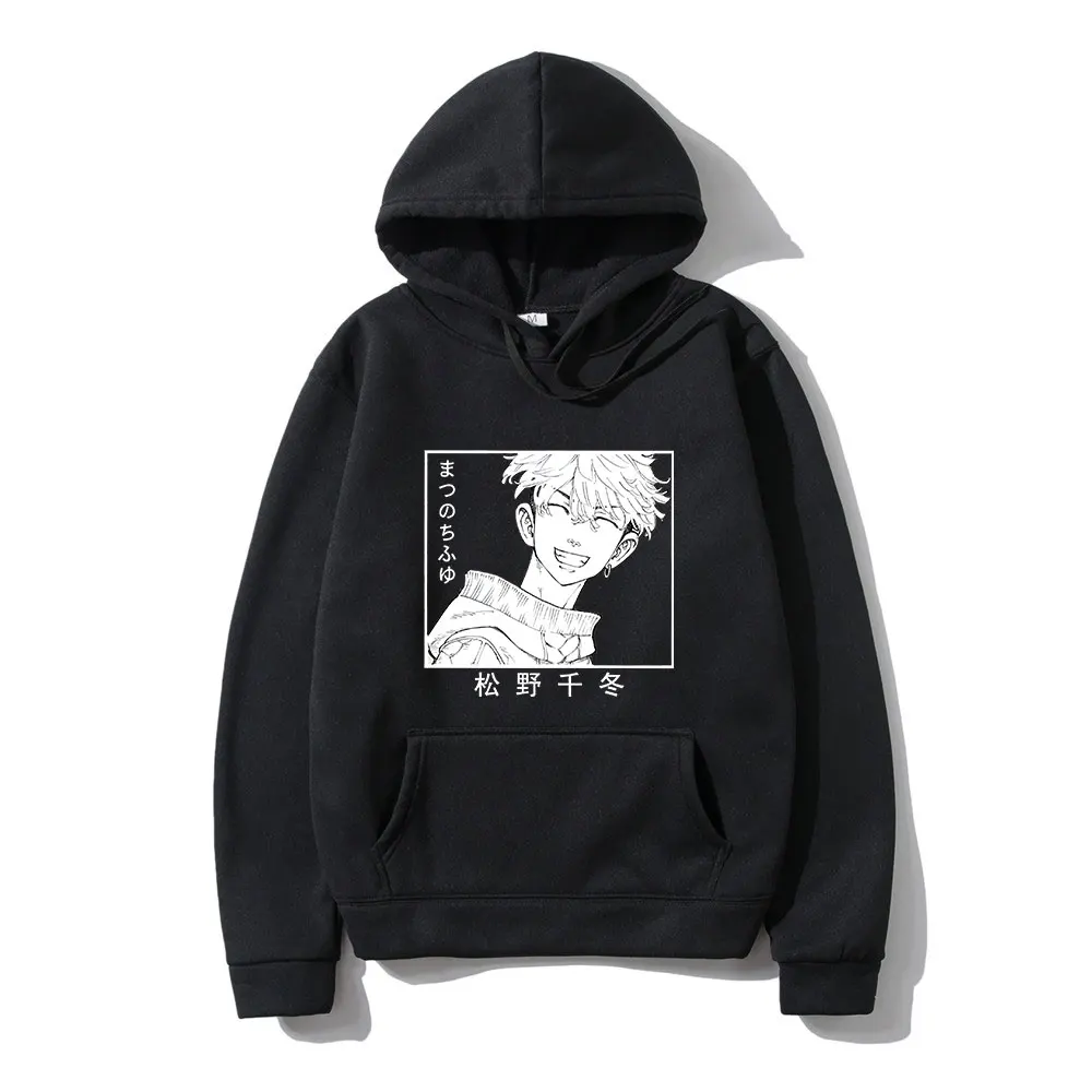 

Japanese Anime Tokyo Revengers New Harajuku Fashion Manga Print Winter Long Sleeve Loose Casual Quality Man Hoodie Oversized