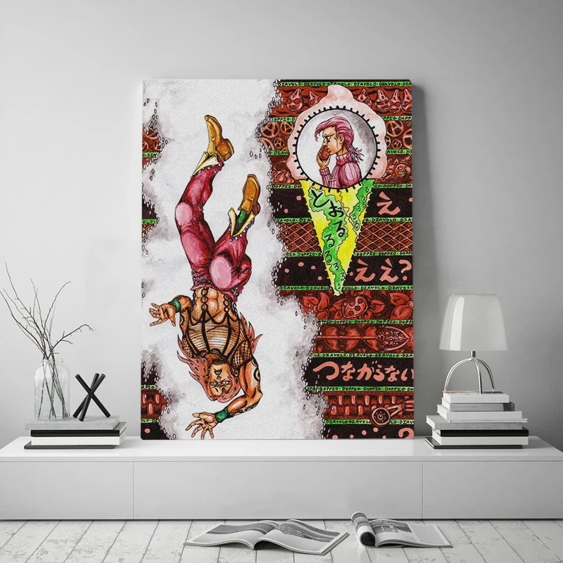 

Canvas HD Prints Jojo S Bizarre Wall Art Posters Japan Anime Character Paintings Living Room Home Decoration Pictures No Frame