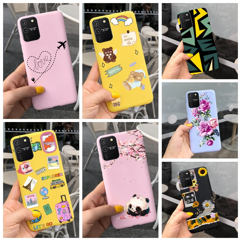 

For Samsung Galaxy S10 Lite Case Colorful Bear Silicon Soft Back Cover For Samsung S10 Lite S10lite SM-G770F A91 Etui