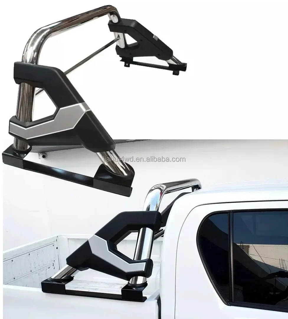 Аксессуары 4X4 регулируемая спортивная черная рулонная планка для TOYOTA HILUX VIGO REVO