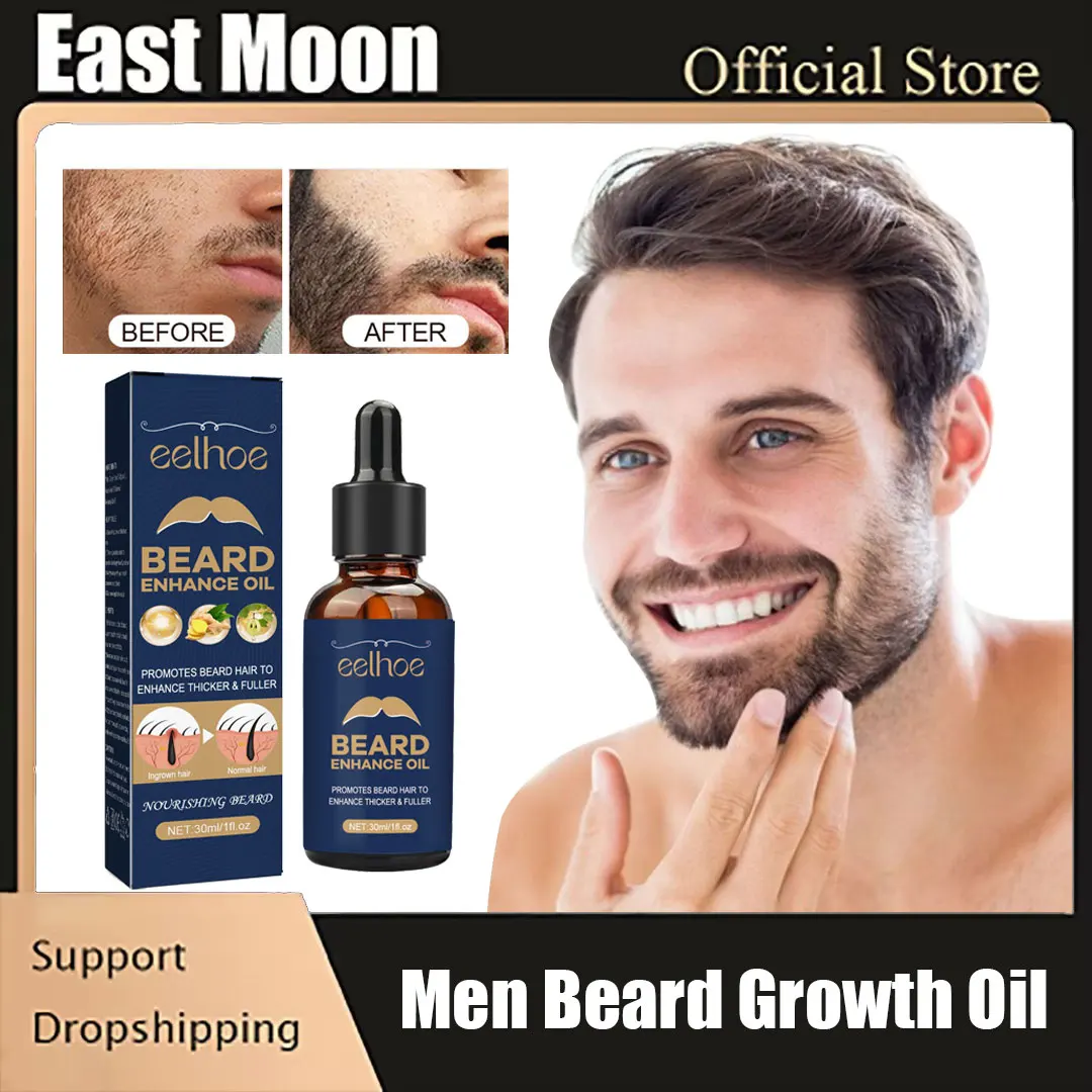 

Beard Growth Oil Fast Grow Beard Anti Hair Loss Enhancer Thicker Strengthen Follicles Nourishing Moustache Beard Growth Fluid