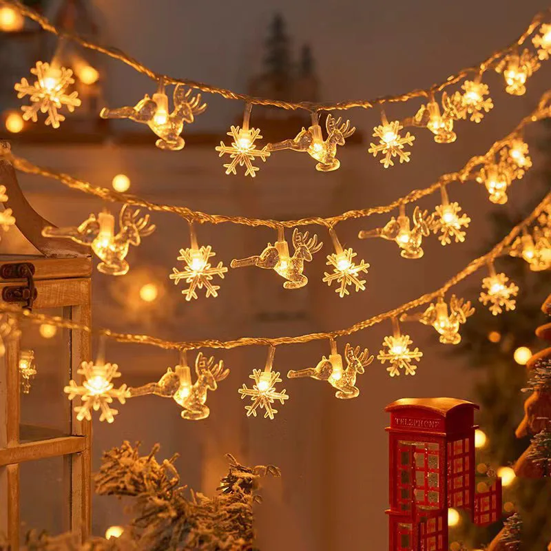 USB/батарейный ящик светодиодные шаровые гирлянды сказочные уличная лампа