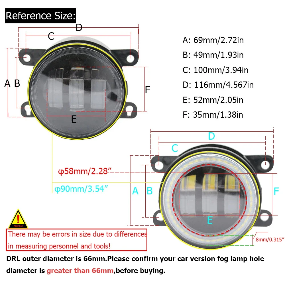 2 шт. светодиодные противотуманные фары в сборе для Citroen Berlingo 2016 2017 2018 Opel