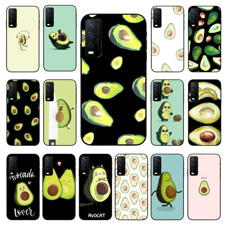 

Fruit Avocado Phone Case for VIVO Y72 Y20 Y11 Y12 Y17 Y19 Y20S Y31 Y1S Y91C Y21 Y51 Y20i Y11S Y12S Y70