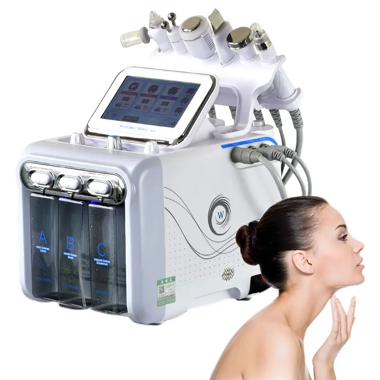 

6 in 1 Hydra dermabrasion facial peel skin rejuvenationl machine Microdermabrasion Aqua Clean Beauty Machine for Face