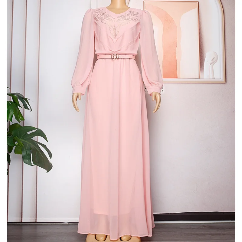 African Dresses For Women 2023 Spring New Fashion Muslim Ankara Wedding Gowns Elegant Muslim Kaftan Party Maxi Long Dress