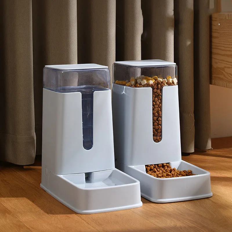 

Automatic Supplies Dog Dispenser Water Feeder Fountain Pet Large Pet Cat Dog Cat Capacity Food Detachable Feeding Pet