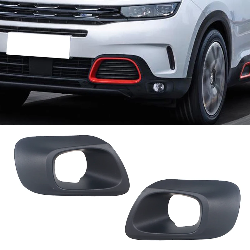 

Для Citroen Aircross C5 2017 2018 2019-2021 Автомобильная передняя противотуманная фара Передний бампер Противотуманная фара Рамка Крышка противотуманной фары Обрезка лицевой панели