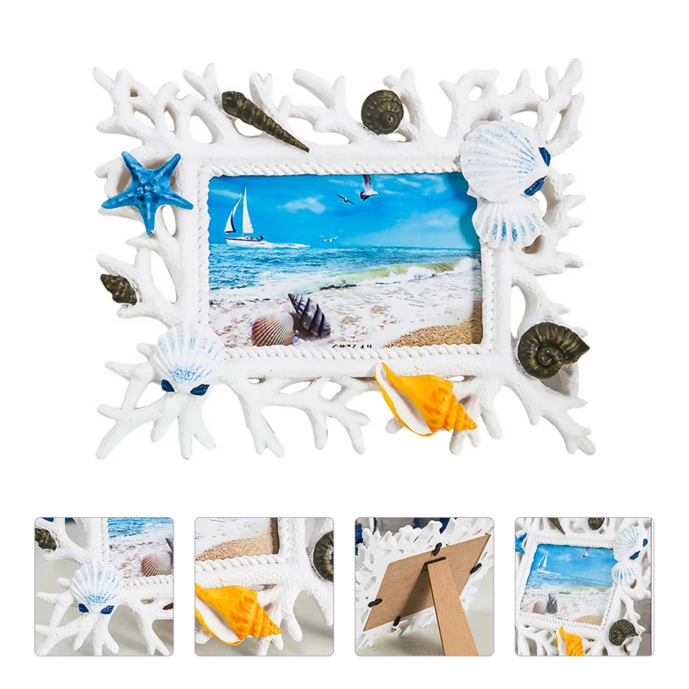 

1pc Resin Delicate Creative Decor Photo Frame for Desktop Home Office