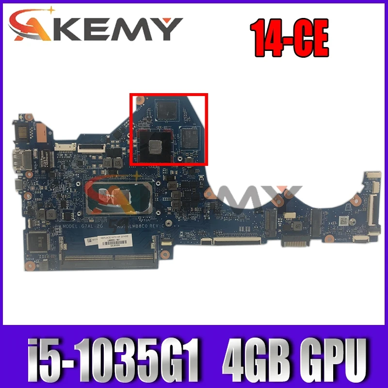 

Материнская плата для ноутбука Akemy DAG7ALMB8C0, для HP Pavilion, планшетофон с диагональю 14 дюймов, материнская плата с искусственным графическим проц...
