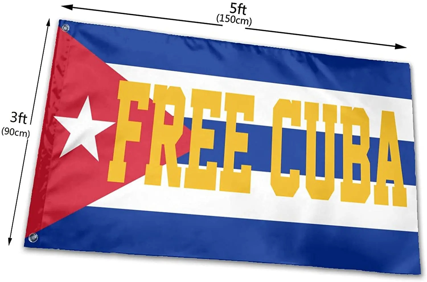Free Cuba Flag Pride 3x5 Ft Banner Outdoor Indoor Decor Garden | Flags