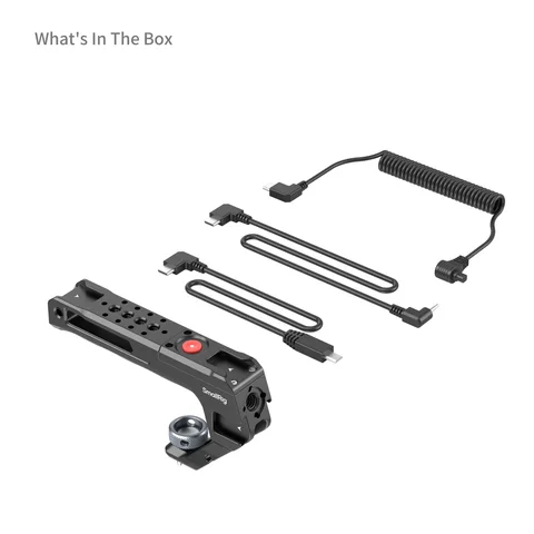 SmallRig Верхняя ручка с кнопкой записи Rec Trigger, противоскользящая силиконовая ручка для камеры Sony Nikon Canon Fujifilm Panasonic